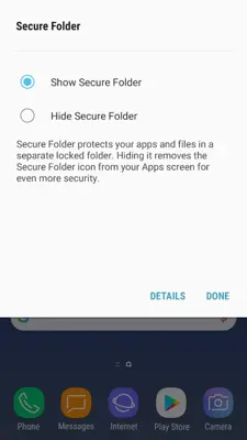 Secure Folder (Samsung) android App screenshot 1